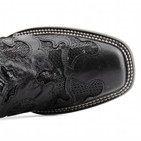 Corral Cowgirl Boots Black sparkle A2931 - Picture 2 of 4